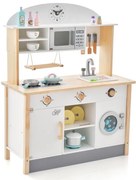Cavalete de arte infantil dobrável 6 em 1 com tampo de mesa de blocos de construção reversível