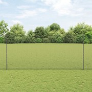 Cerca de Arame Soldado com 44 Postes U Cinza 1.4x50 m Aço