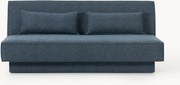 Sofá-cama em bouclé com arrumação David