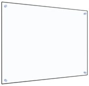 vidaXL Painel anti-salpicos cozinha 80x60 cm vidro temp. transparente