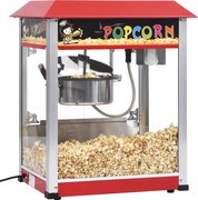 vidaXL Máquina de pipocas com panela teflon 1400 W