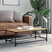 vidaXL Mesa de centro 100x50x35 cm derivados madeira carvalho sonoma