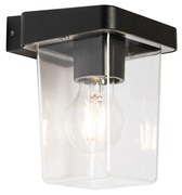Candeeiro de parede exterior moderno preto IP54 - Chimay Moderno