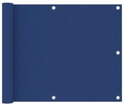 vidaXL Tela de varanda 75x600 cm tecido Oxford azul