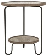 MESA AREX 2 PRATELEIRAS Ø 48X54,5 CM