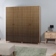 Roupeiro Imaj – Carvalho Sonoma – 180x192x52 cm