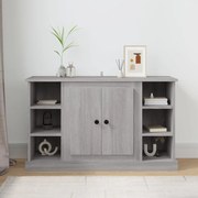 vidaXL Aparador 100x35,5x60 cm derivados de madeira cinzento sonoma