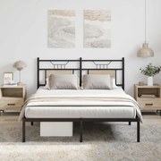 vidaXL Estrutura cama s/ colchão derivados de madeira carvalho sonoma