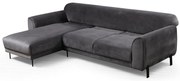 Sofá-cama de canto Image Corner – Antracite – 287 x 169 cm