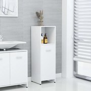 vidaXL Armário de casa de banho derivados de madeira branco
