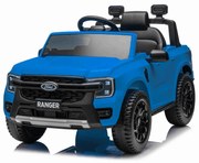 Carro elétrico para Crianças 12V Ford Ranger LIFT Assento de couro, Rodas de EVA Azul