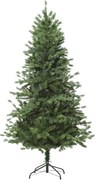 HOMCOM Árvore Artificial de Natal 150cm com Base Dobrável 440 Galhos PE Tridente e PVC Individual Árvore de Natal Decorativa Exterior Interior Ø75x150cm Verde