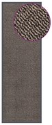 vidaXL Tapete de entrada tufado 60x180 cm castanho-escuro