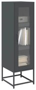 vidaXL Móvel alto 36x39x123 cm aço laminado a frio antracite