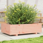 vidaXL Vaso/floreira de jardim 90x60x26,5 cm madeira de douglas maciça