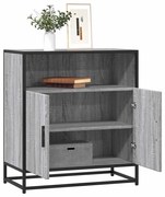 vidaXL Aparador 68x35x76 cm deriv. de madeira cinzento sonoma