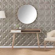vidaXL Painéis de parede 24 pcs 50x50 cm 6 m² XPS origami betão