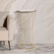 MESA DE APOIO 40X35X80 CM DOURADO