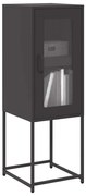 vidaXL Aparador 36x39x107 cm aço laminado a frio preto