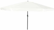 vidaXL Guarda-sol de Jardim Branco e Preto 395 x 395 x 245 cm