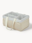 Cesto de arrumação para crianças em algodão orgânico Camel