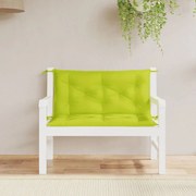 vidaXL Almofadões banco jardim 2 pcs tecido oxford verde brilhante