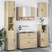vidaXL Conjunto de Móveis para Banheiro 5 pcs Carvalho Sonoma