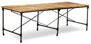 Mesa de jantar madeira de mangueira maciça 240 cm