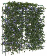 vidaXL Treliças jardim p/ plantas trepadeiras 2 pcs estrutura em U aço