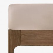 Lençol De Baixo De Algodão Percal Lesia 180 Fios Maquilhagem Leve & Cama 135/140cm (140 X 200 X 40 Cm) - Sklum