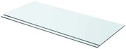 vidaXL Prateleiras 2 pcs 70x30 cm vidro transparente