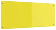 vidaXL Proteção de Cozinha Amarelo 100 x 40 cm vidro temperado