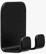 Cabide Adesivo Para Casa De Banho Em Aço Inoxidável Ondreli Preto Mate - Sklum