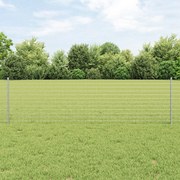 Postes de Cerca 11 pcs Canal U 60 cm Aço Galvanizado
