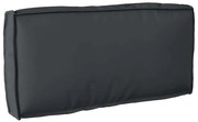vidaXL Capa de Almofada para Encosto Preta 80x40x12 cm, em Tecido Oxford