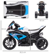 Mota Elétrica BMW HP4 para Crianças Acima de 18 Meses Mota de Bateria