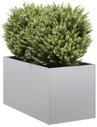 vidaXL Planter 40x80x40 cm aço galvanizado