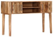 vidaXL Mesa consola 120x35x76 cm madeira de acácia maciça