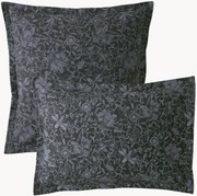 Capa de almofada em percal de algodão Reve Noir Nocturne