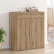 vidaXL Armário de Armazenamento Carvalho Artesanal 80x42,5x93,5 cm Madeira de Engenharia