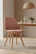 Cadeira Synk Basic - Rosa de avelã