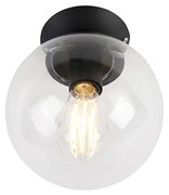 Candeeiro de teto Art Deco preto - Pallon
