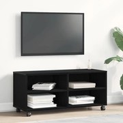 Armário de TV vidaXL Preto 90x35x35 cm em Madeira Derivada