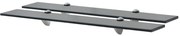 vidaXL Prateleiras flutuantes 2 pcs vidro 70x10 cm 8 mm