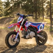 Mini MOTO Crianças CROSS Gasolina automática 50cc Apollo RXF 10/10" Vermelha