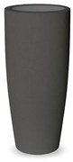 Vaso de flores colorido Polietileno CASA, JARDIM, RESTAURANTE, BAR BAMBOO 90 (ø40 x 90cm) - Cinzento