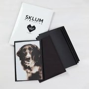 Conjunto De 5 Molduras Magnéticas Para Fotos Garbo Preto - Sklum