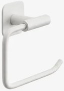 Porta-rolos Adesivo Para Banheiro Em Aço Inox Ondreli Branco - Sklum