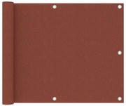 Tela de varanda 75x500 cm tecido Oxford terracota