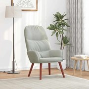 vidaXL Cadeira de descanso veludo cinzento-claro